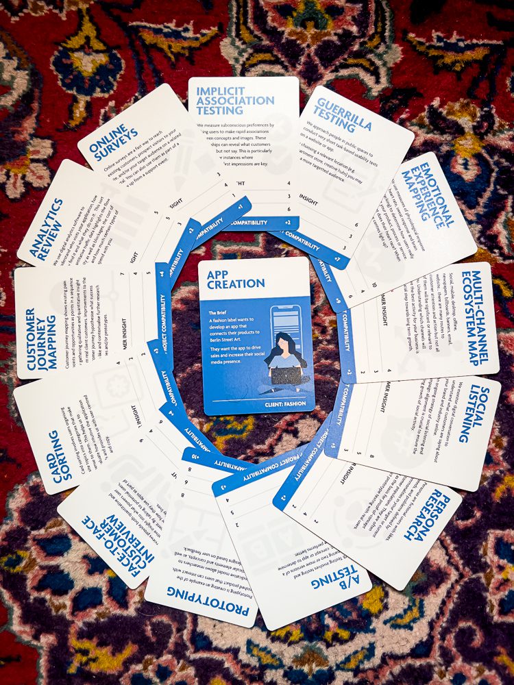 User Experience Card Game by Kailas Elmer