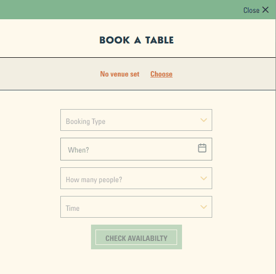 Azzurri Booking Engine Current